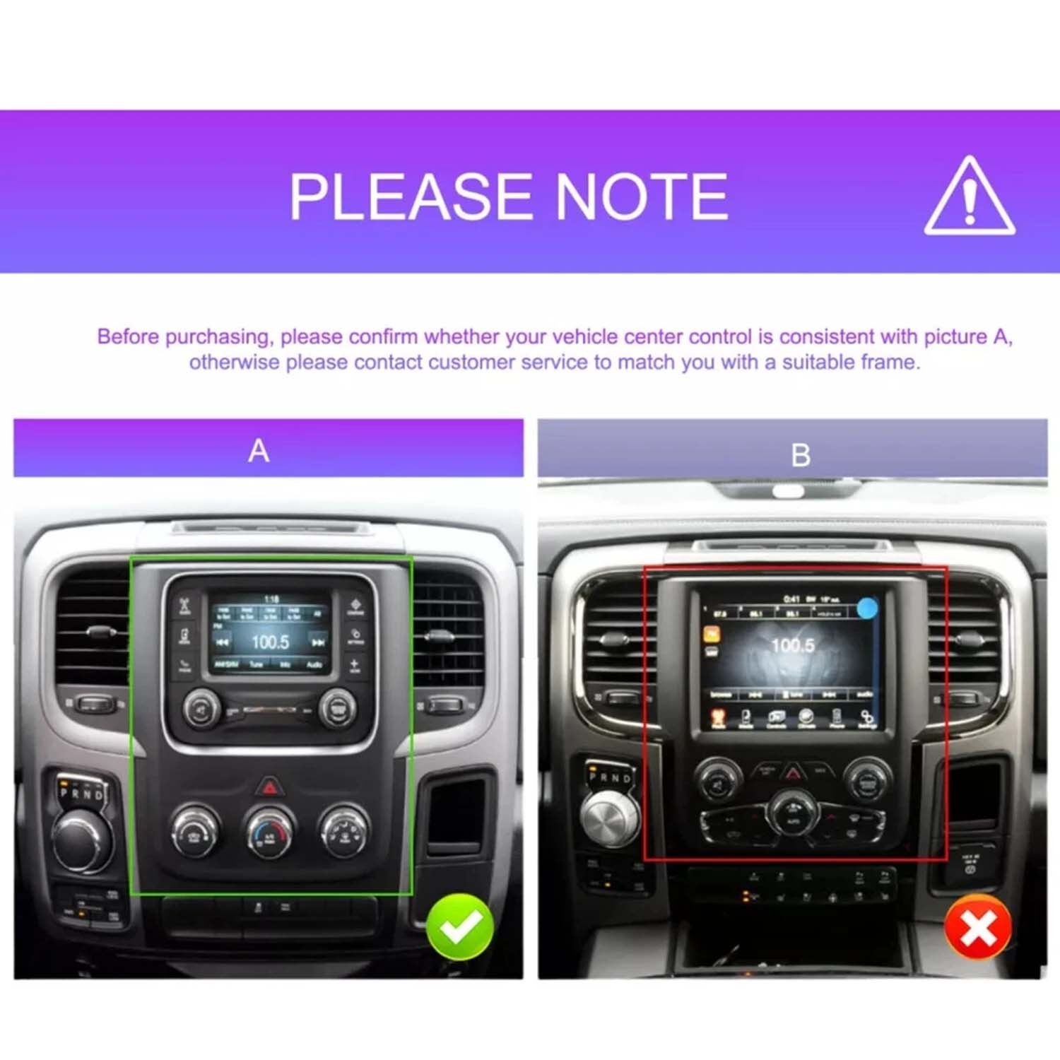 9.7″ For 2013-2018 Dodge Ram 1500 2500 3500 Android 13 Car Stereo Radio GPS Navi