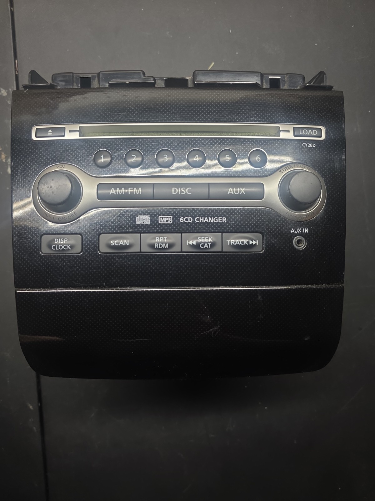 09-14 Nissan Maxima OEM Radio 6 CD AUX Player w/ Dash Trim 28185 9N00A PN-3017D