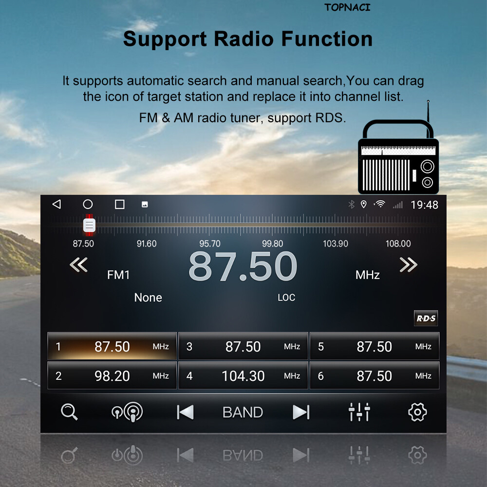 Car Stereo Radio for BMW Mini Cooper R56 2007 2008 2009 2010 7″ Bluetooth DSP FM
