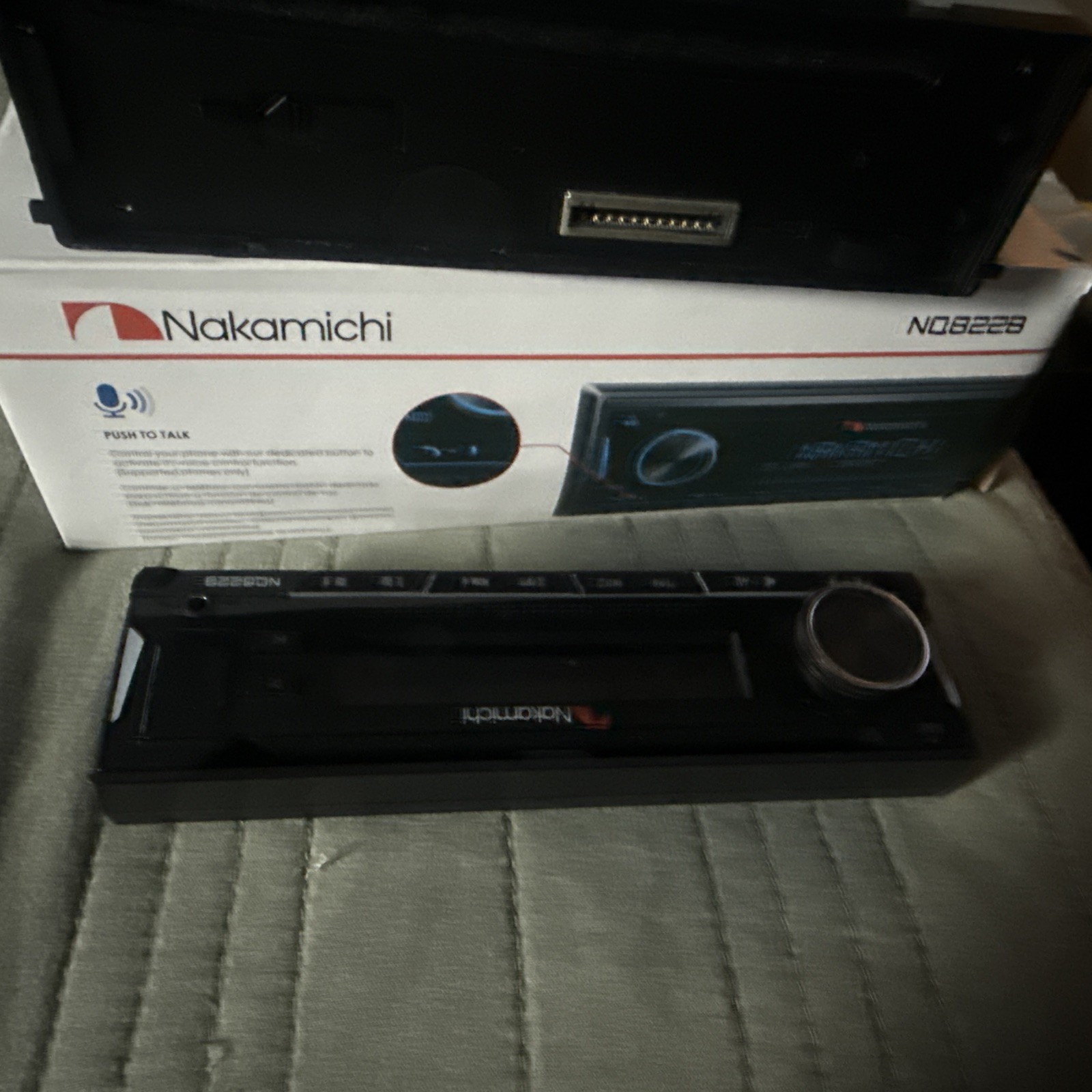 Nakamichi NQ822B 1-DIN CD/MP3/USB Car Stereo In-Dash Receiver w/ Bluetooth (NIB)