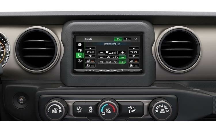 Alpine iLX-W670-M Factory Radio Upgrade Kit for 2018-2023 vehicles from Jeep