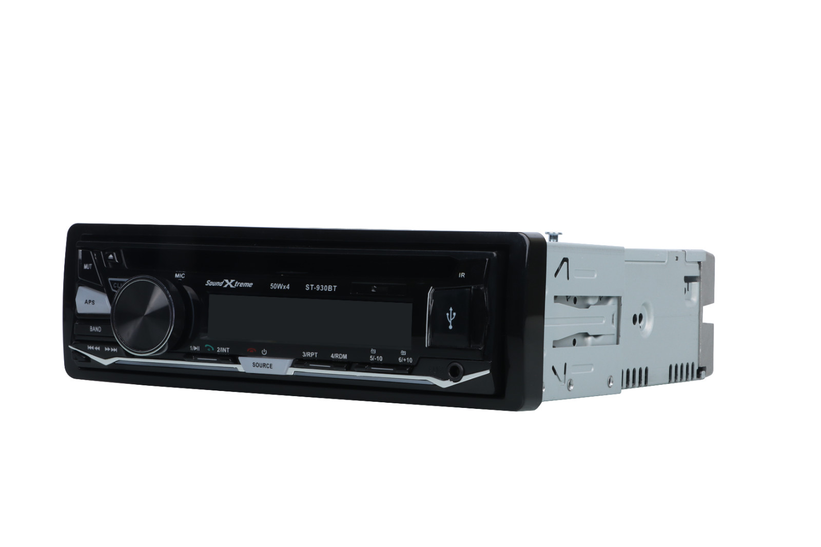 SoundXtreme Single DIN Bluetooth AM FM USB AUX SD CD Player Car Radio Receiver