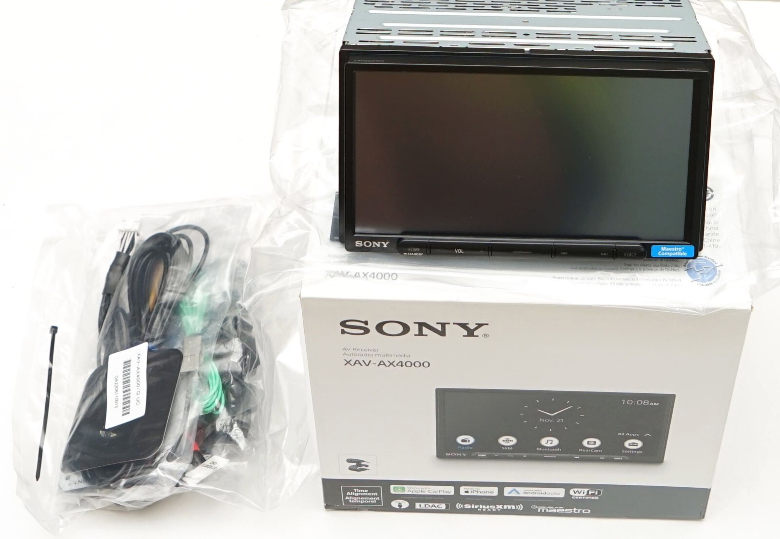 SONY XAV-AX4000 Digital Media Receiver Wireless Car Audio Android Auto XAVAX4000