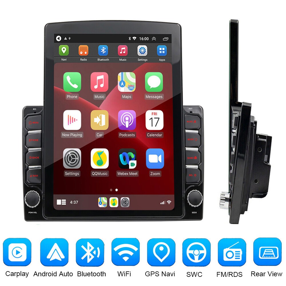 9.7″ Android 13 For CarPlay Radio Estéreo Para Coche GPS Doble 2Din WiFi Auto