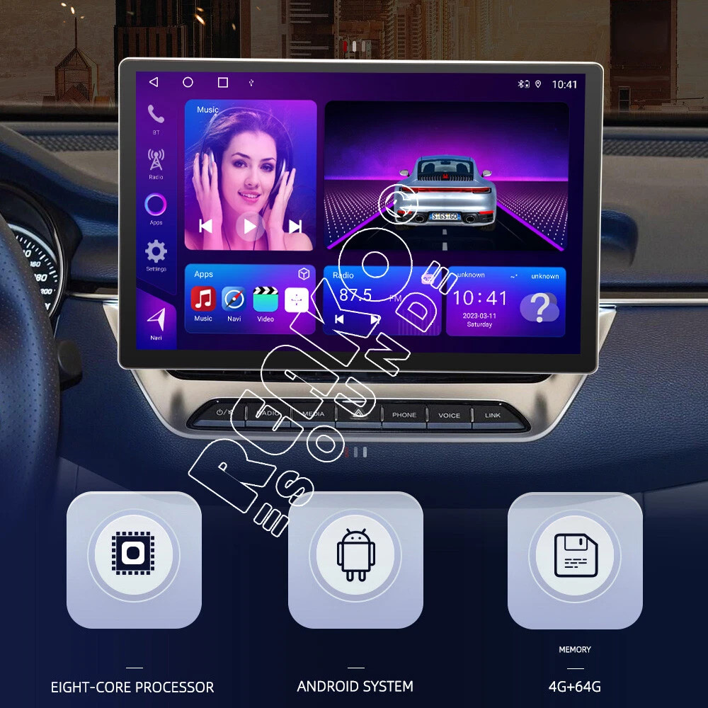 REAKOSOUND Bluetooth Single Din Car Stereo MP3 Player Radio In-Dash Fm USB AUX