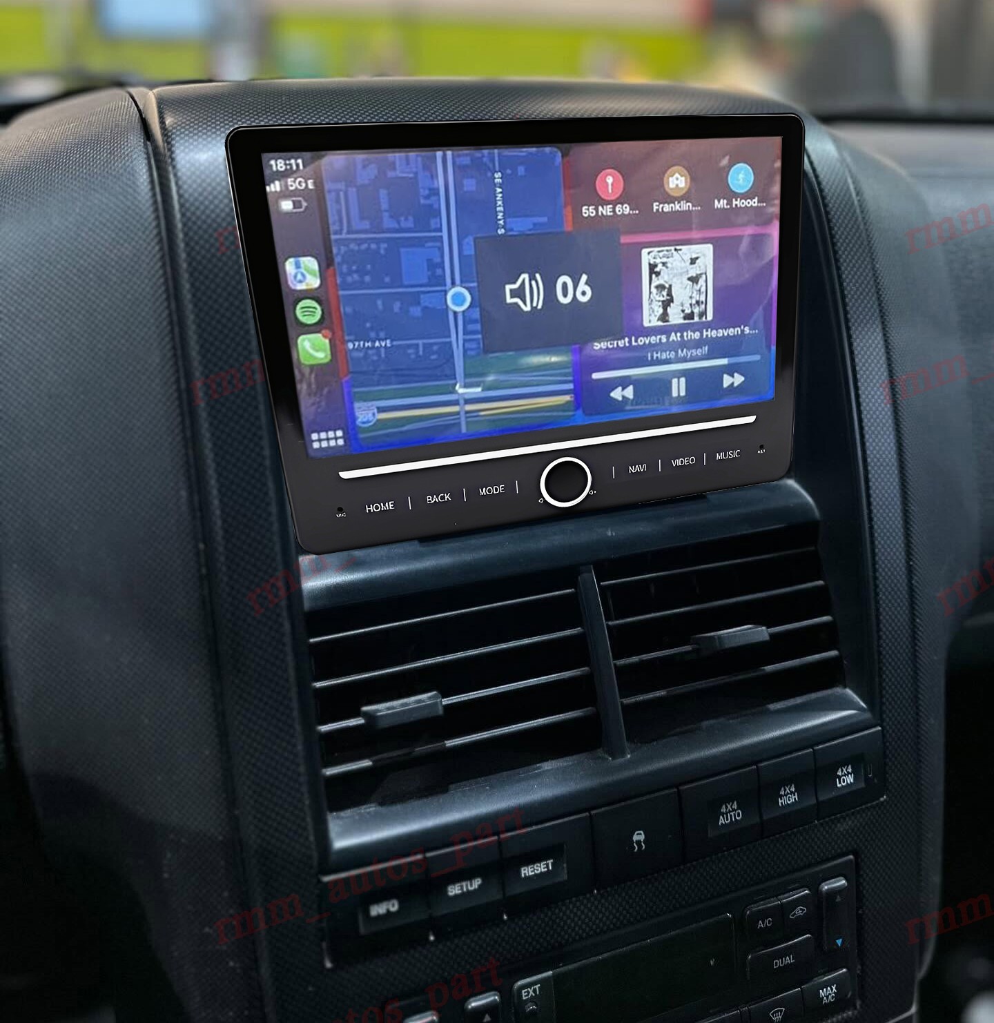 For 2006-2010 Mercury Mountaineer Car Stereo Radio Android 14 2+64G Carplay GPSr