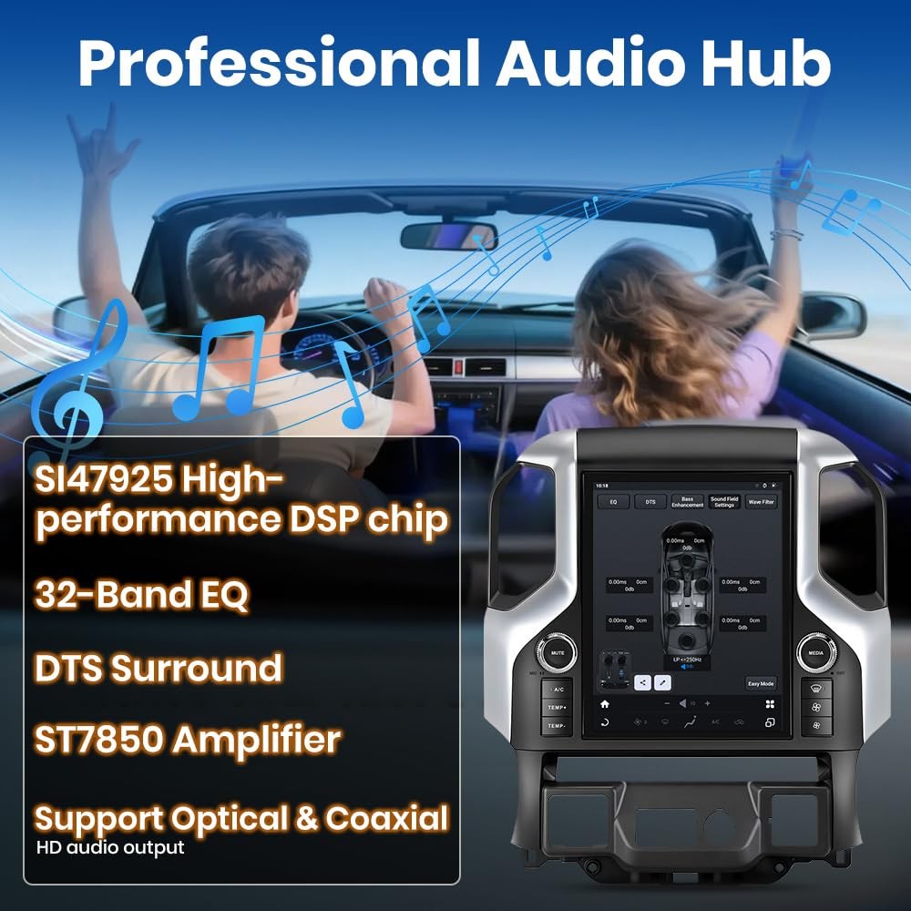 12.1″ Tesla Style Wireless Carplay Stereo for 2019-2023 Sierra & Silverado