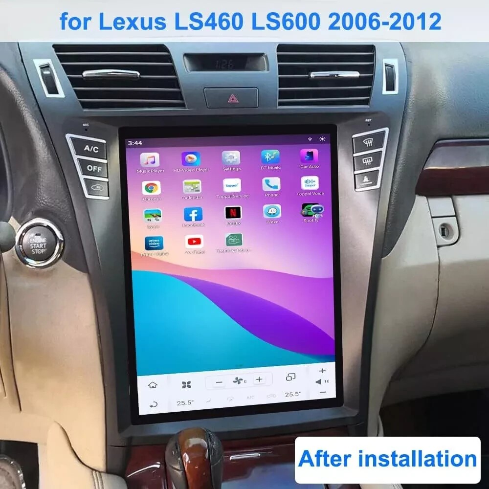 128G Android 13 For Lexus LS460 2006-2012 Car Stereo Radio Head Unit GPS Carplay