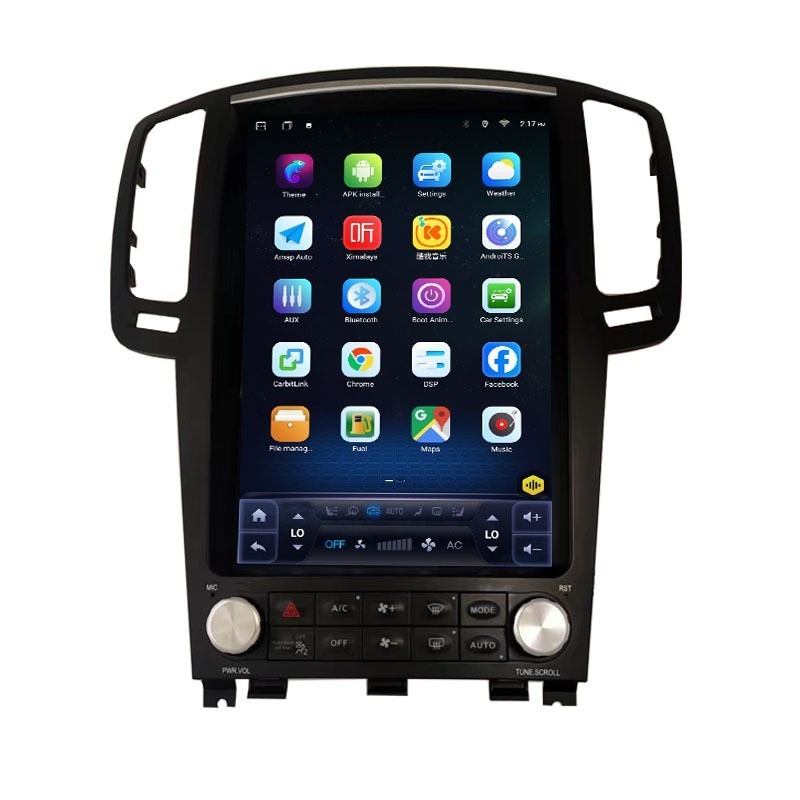 12.1″ Car Radio Vertical Screen Tesla Style For Infiniti G25 G35 G37 2007-15 32G