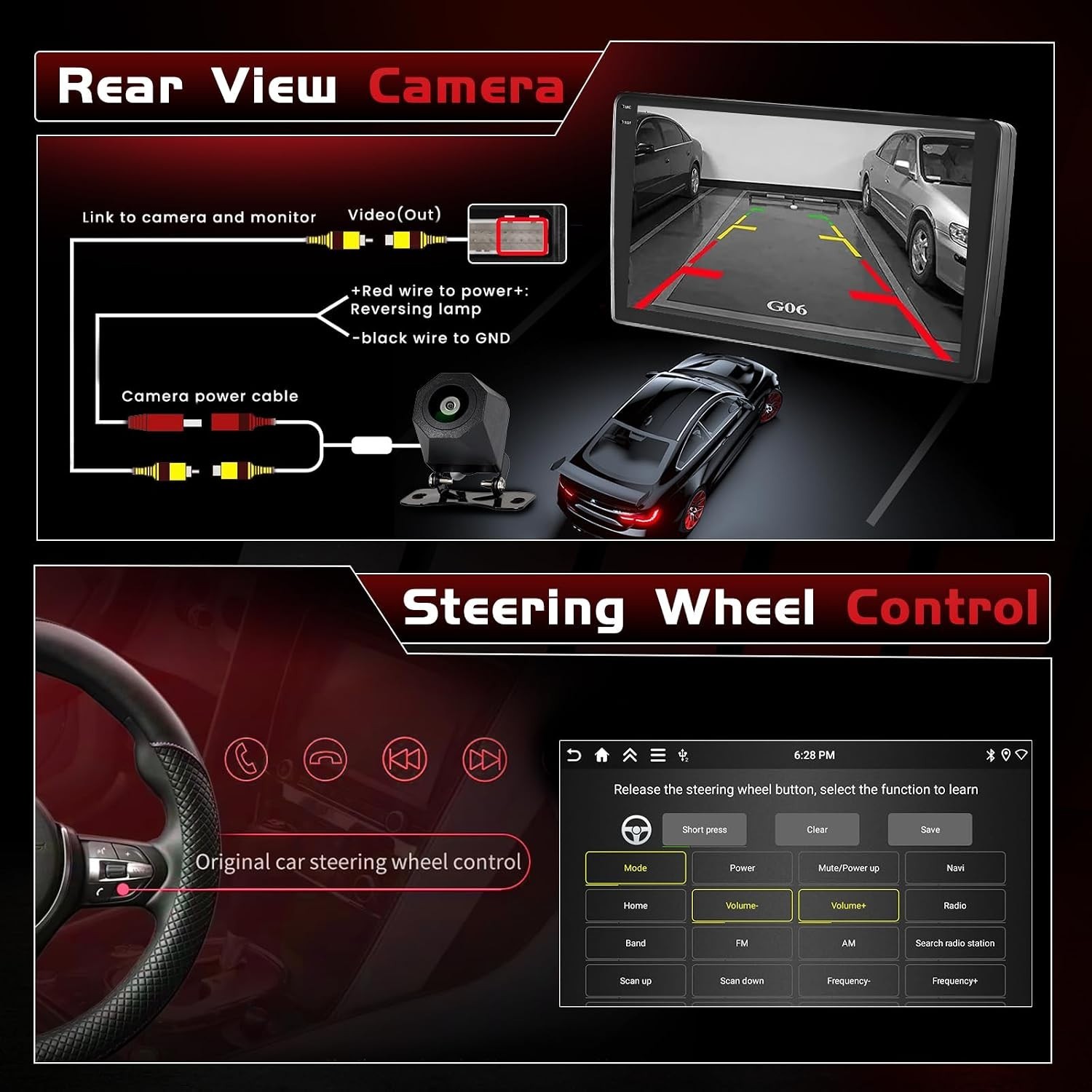 Nissan Versa 2015-2019 Android 15 Car Stereo 4+128G 10.1″ CarPlay GPS + Camera