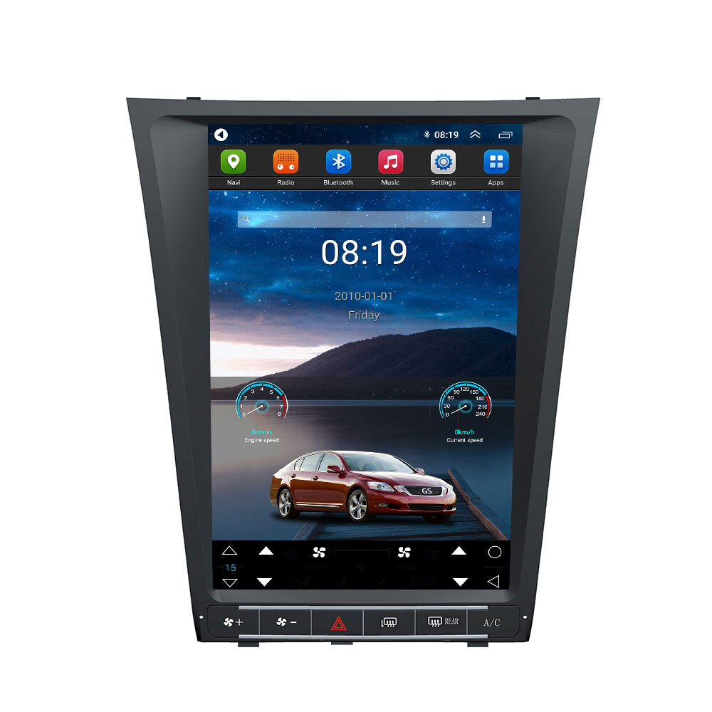 For Lexus GS300 GS350 GS400 GS430 GS460 Car Stereo Radio GPS Android 14 WIFI 64G