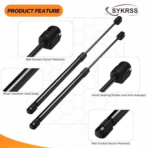 Rear Window Glass Lift Supports Gas Struts Compatible with Cadillac 4185