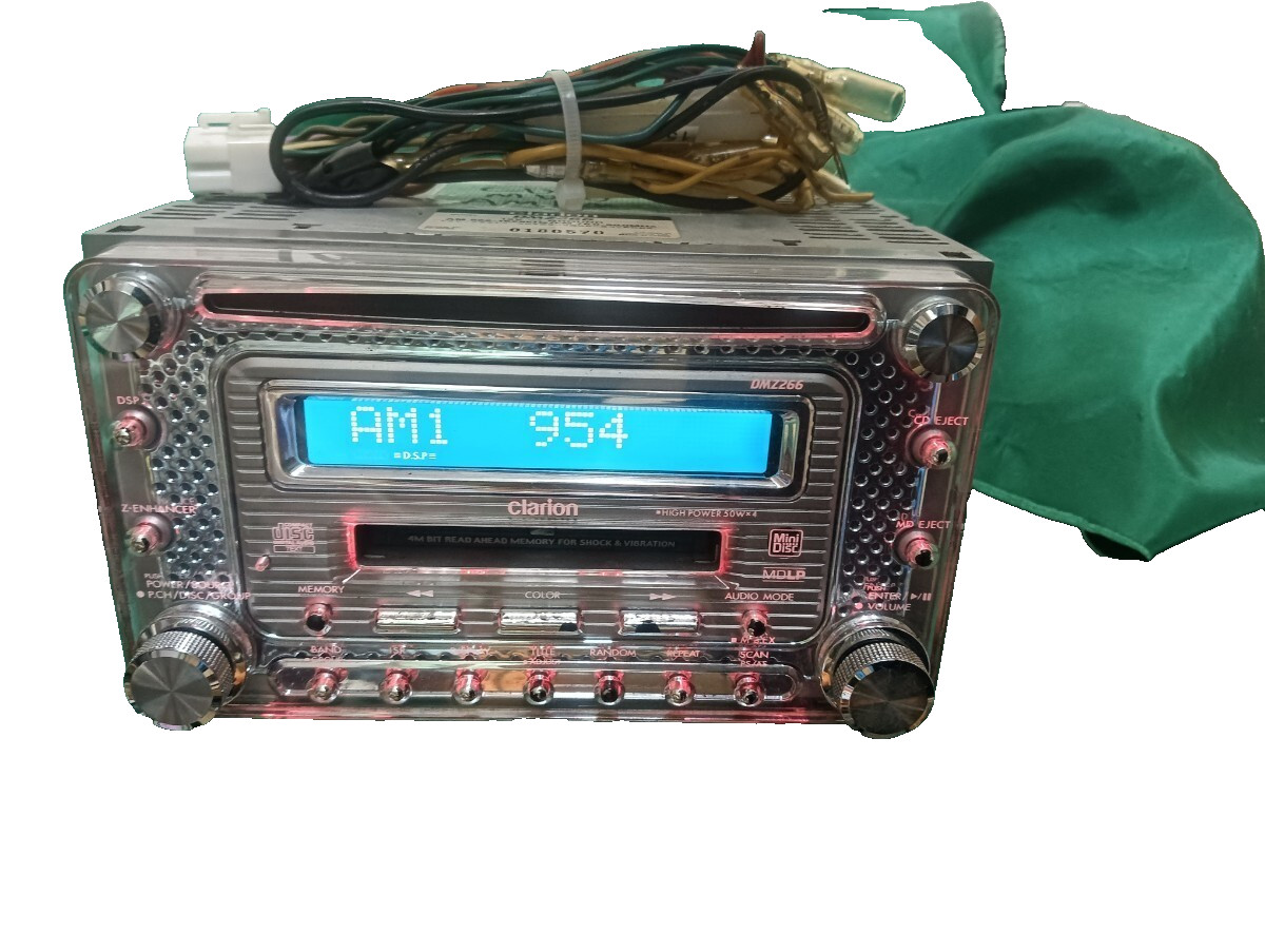 Clarion DMZ266 Double DIN CD MDLP AUX Car Audio Receiver Head Unit JDM Tested