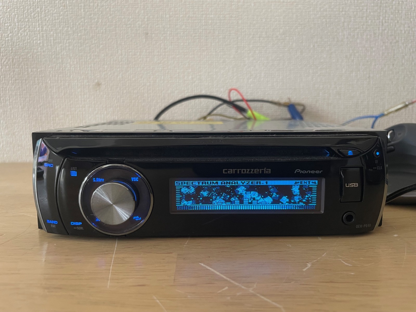 Pioneer Carrozzeria DEH-P640 Car Audio 1DIN CD Player Confirmed Operation