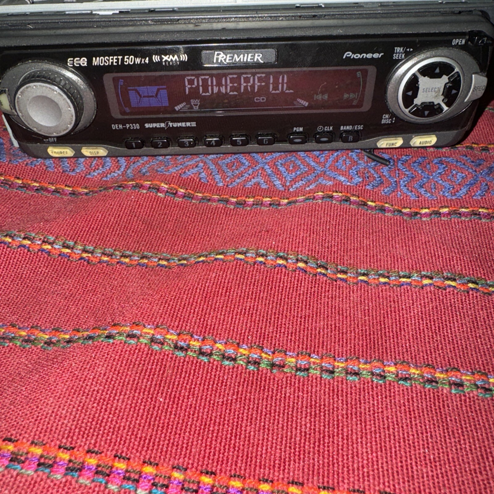 ✅🔥Pioneer Premier DEH-P330 Car Audio Stereo Old School READ DESCRIPCIÓN