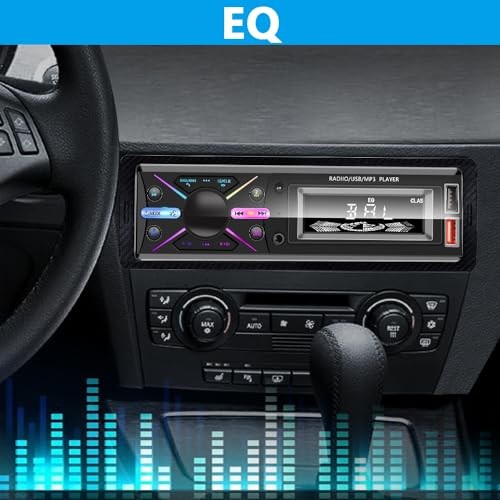 Single Din Car Audio System with APP Control MP3 Player for Car Stereo Radio