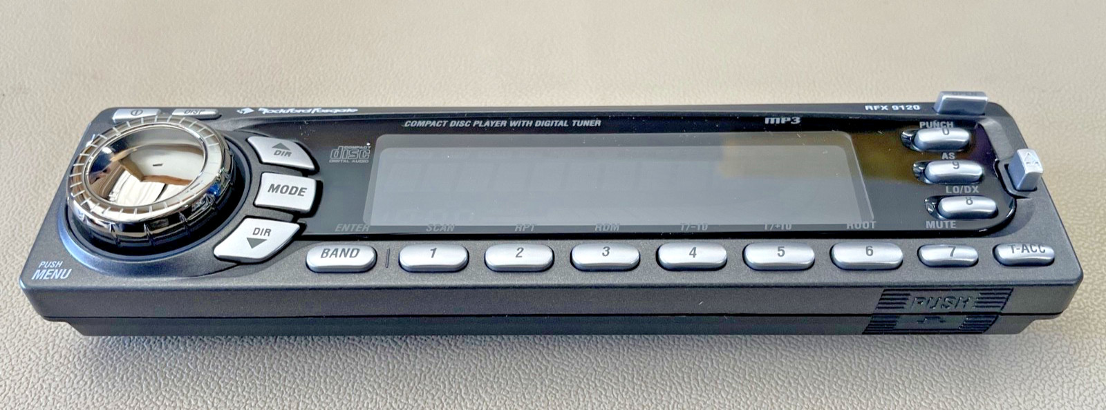 Old School Rockford Fosgate RFX-9120G — AM/FM/CD Player/MP3 Playback, NOS #418