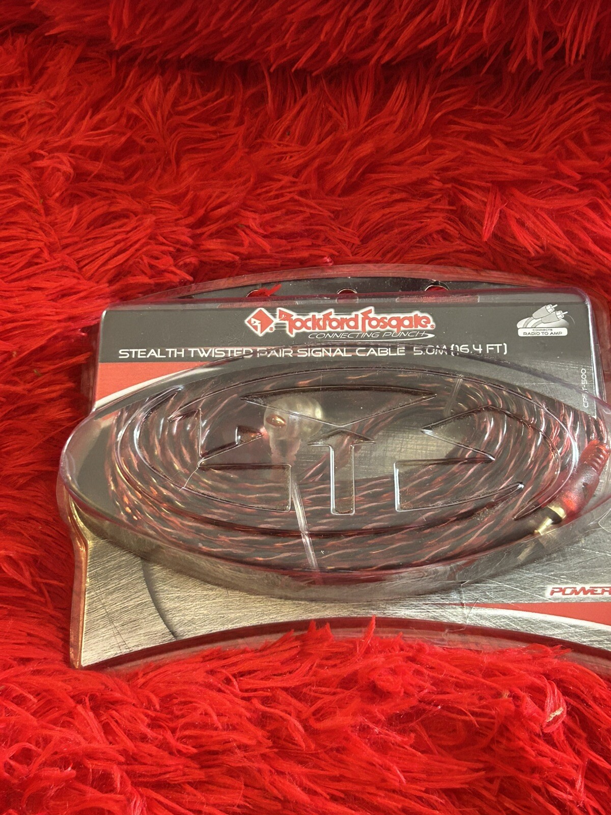 Rockford Fosgate Stealth Twisted Pair Signal Cable 5.m 16.4 ft.