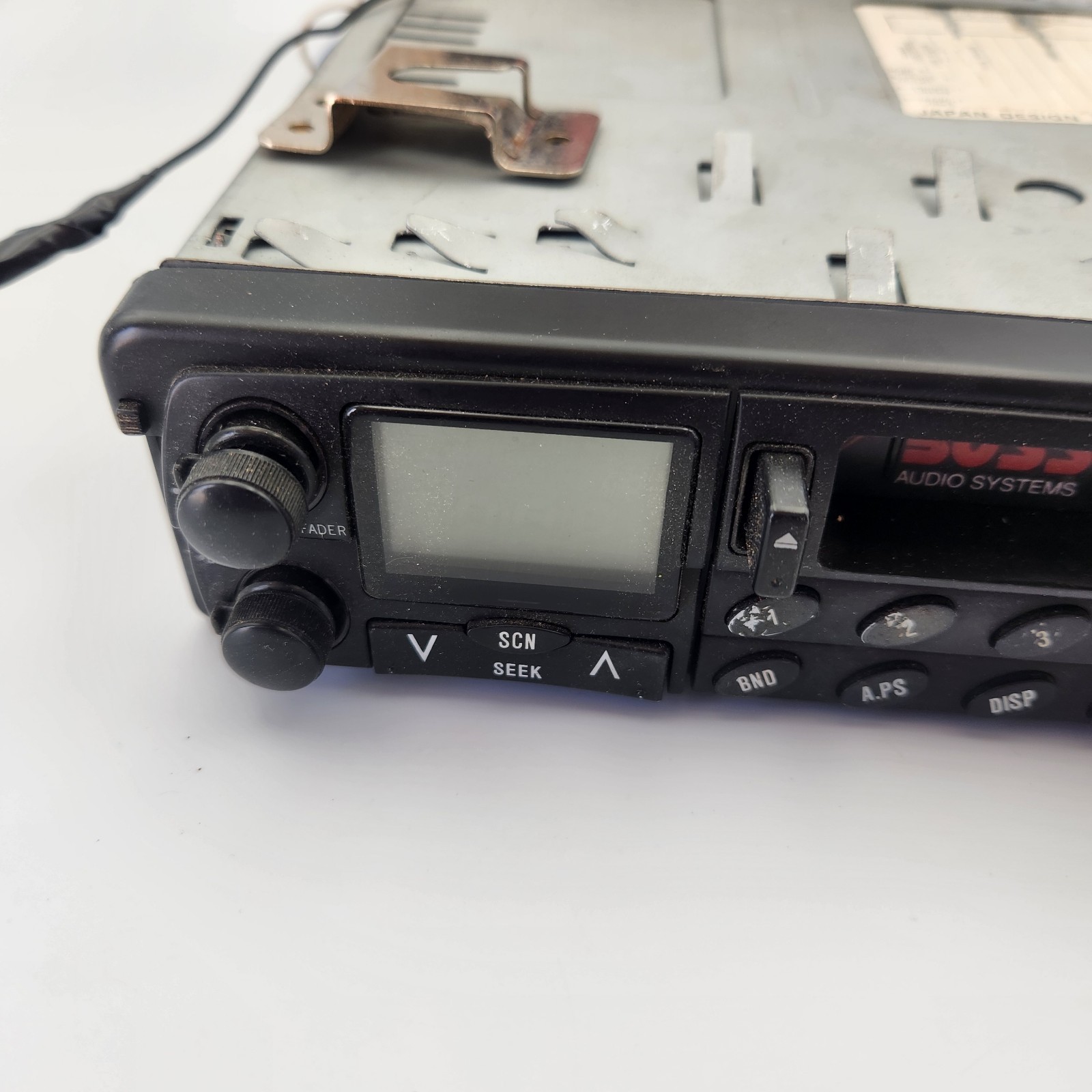 Vintage Boss Audio Systems AVA-101 Cassette Tape Car Radio Stereo With Box