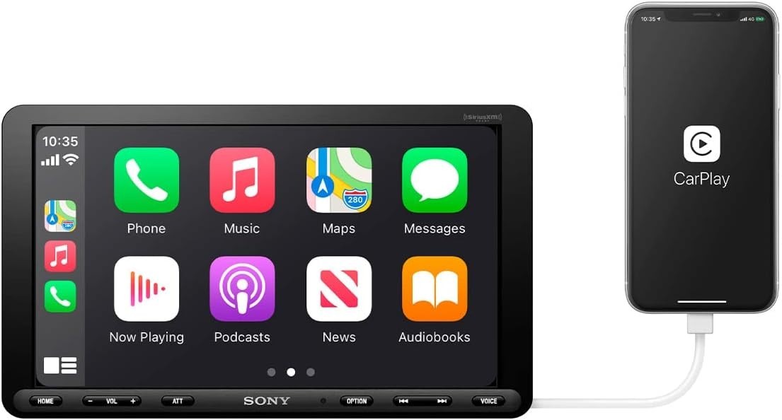 Sony XAV-AX8100 9-inch Floating Multi Media Receiver with Apple Carplay/Android