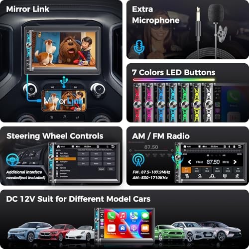 7 Inch Car Stereo Double Din