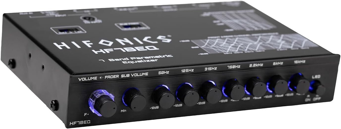 Hifonics Alpha 2000 Watts RMS Class D Mono Amplifier Car 1 Oh + EQ + 0 GA KIT