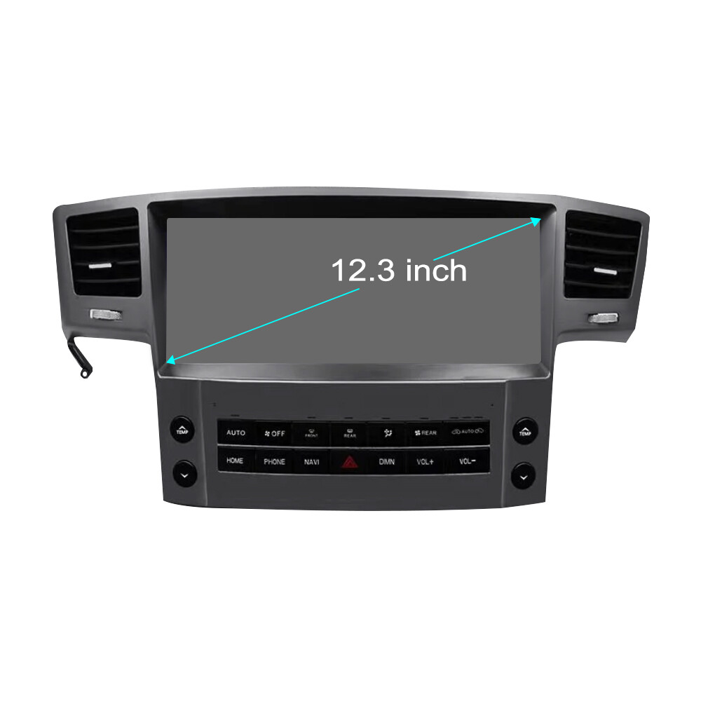 12.3Inch Car Stereo Radio for Lexus LX570 2008-2015 GPS Navi Audio Media BT 32G