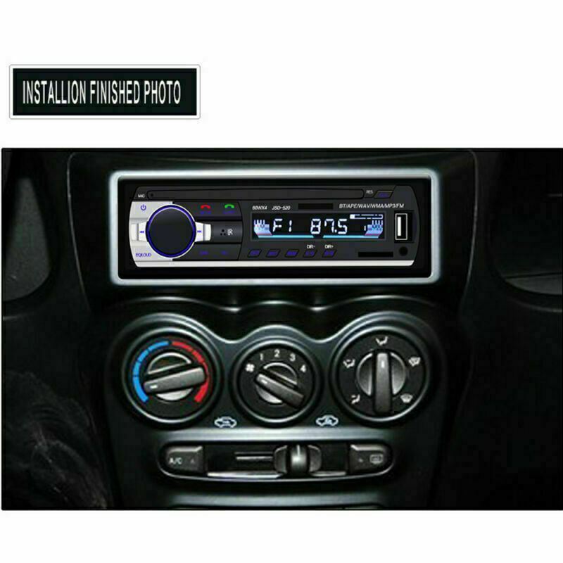 Bluetooth Car Stereo Audio In-Dash FM Aux Input Receiver USB MP3 Radio Player SD