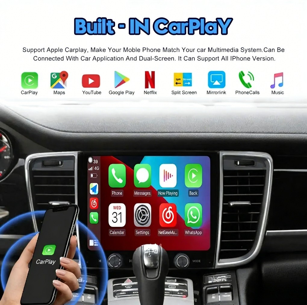 8.4″ Android Car Radio GPS BT CarPlay Stereo Navi For Porsche Panamera 2010-2017