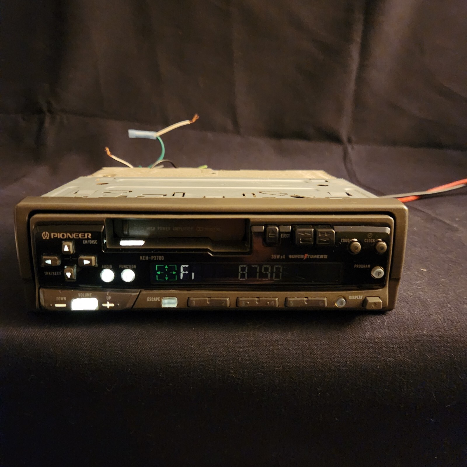 Pioneer Keh-p3700 Cassette Player Stereo Receiver Deck Rare