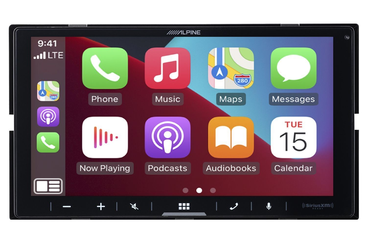 Alpine iLX-W670 Digital Multimedia Receiver with CarPlay and Android Auto Compat