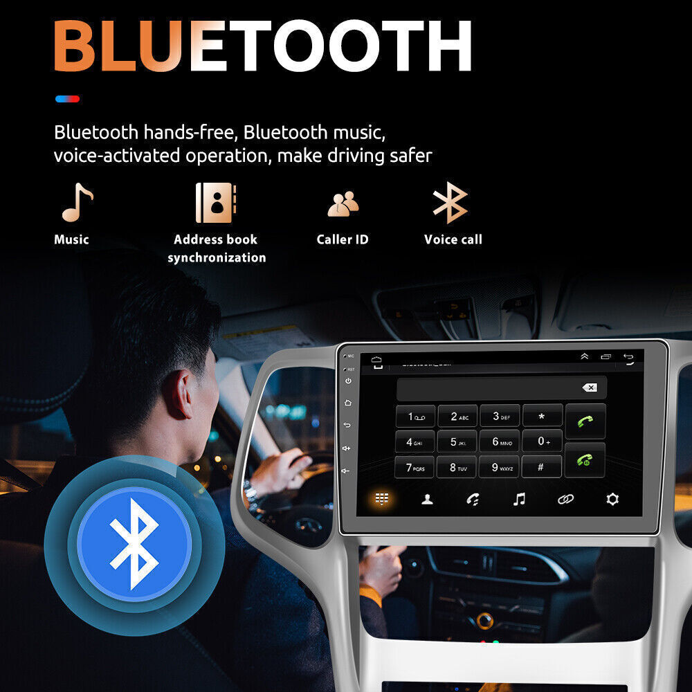 APPLE CARPLAY FOR 2011-2013 JEEP GRAND CHEROKEE ANDROID 12 CAR RADIO STEREO GPS