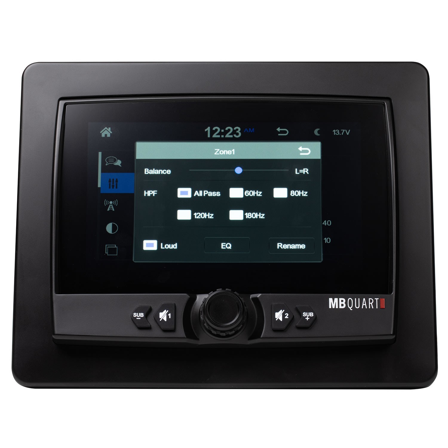 MB Quart GMR-7V1.2 7″ Marine Digital Media Source Unit Wireless AM/FM Bluetooth