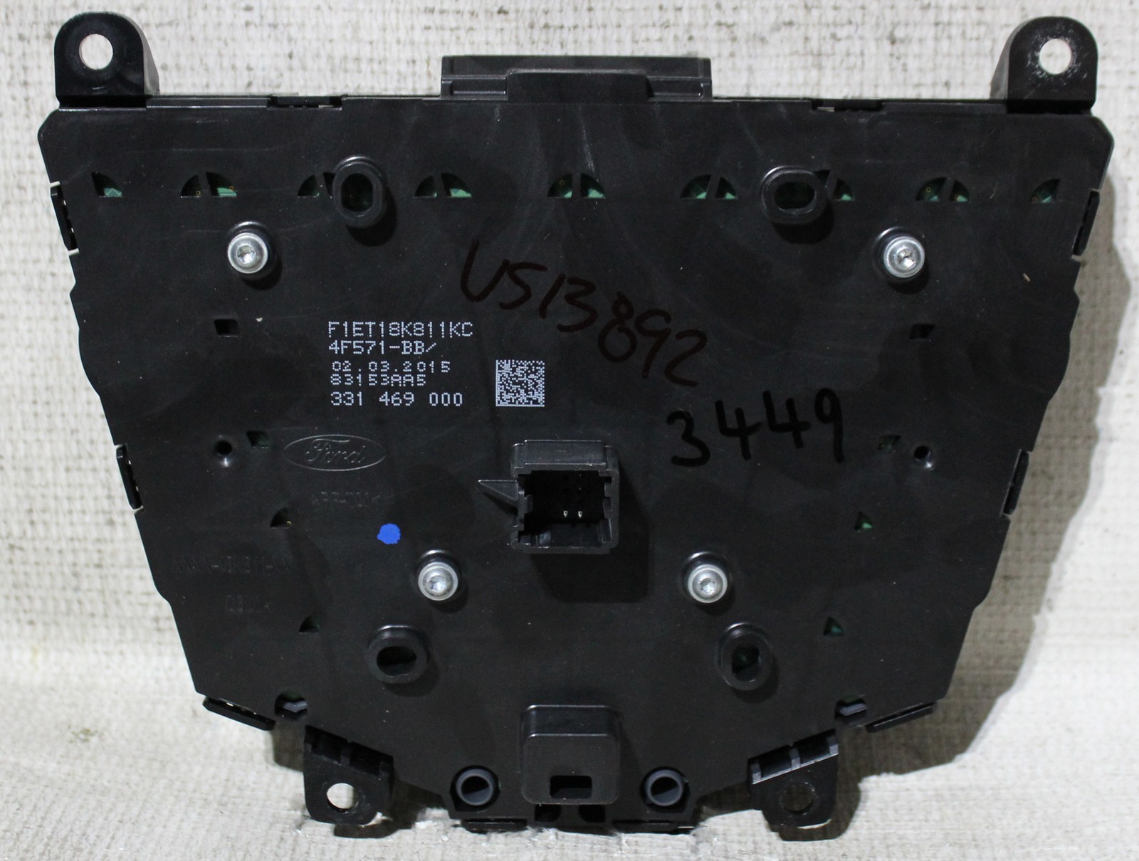 Ford Focus 15 16 17 18 Factory Radio Button Control Bezel Trim F1ET18K811KC