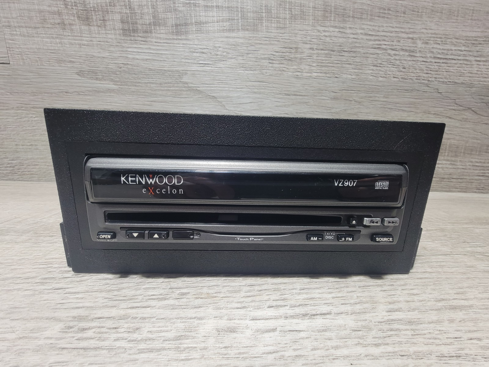 Vintage Kenwood Excelon VZ907 CD Player 1 DIN AM/FM Radio Touch Panel “RARE”