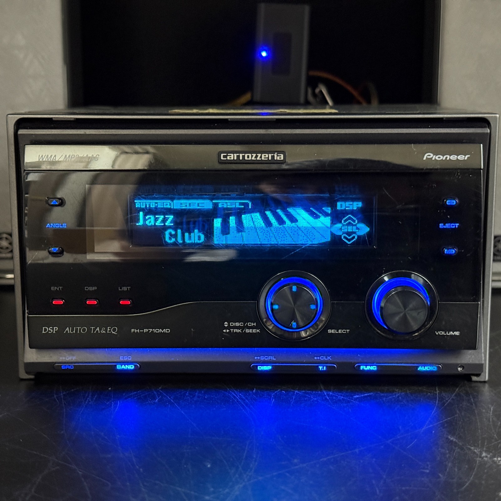 Carrozzeria Pioneer FH-P710MD 2DIN CD MDLP Player w/CD-IB10 iPod Adapter Tested