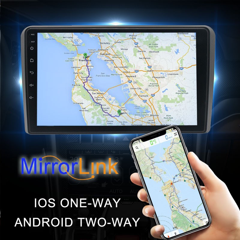 Car Radio 9 Inch 2Din Android Wireless Carplay Stereo GPS Navigation