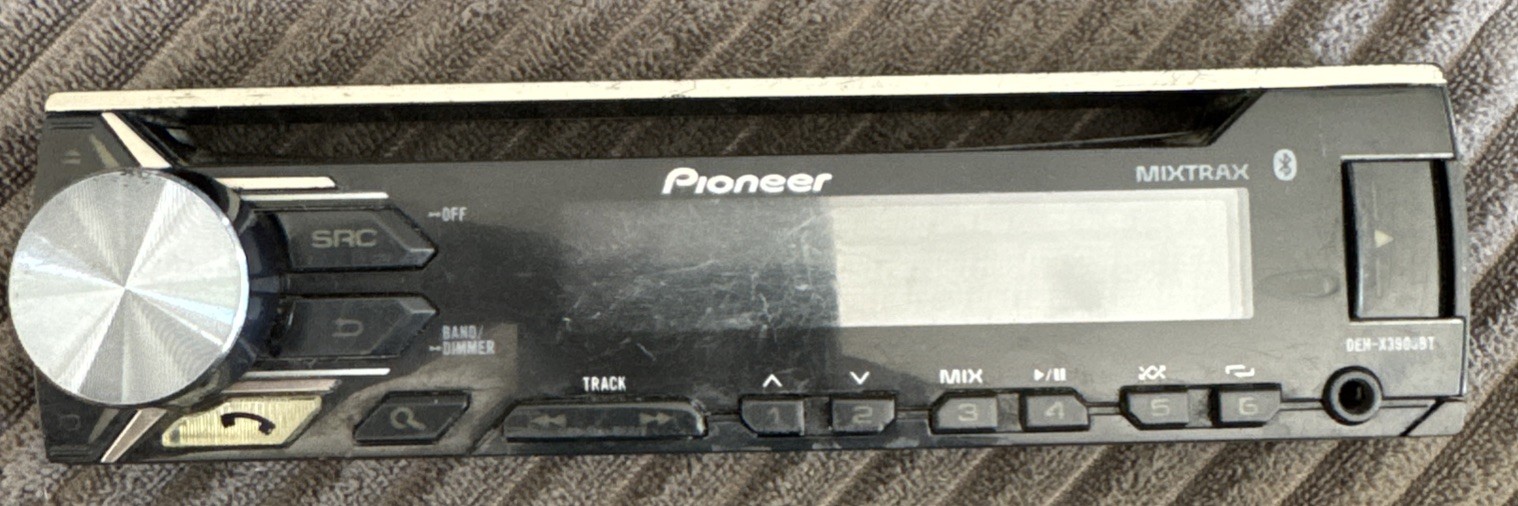 Pioneer Mixtrax DEH-X3900BT Bluetooth CD USB Car Stereo *Faceplate*