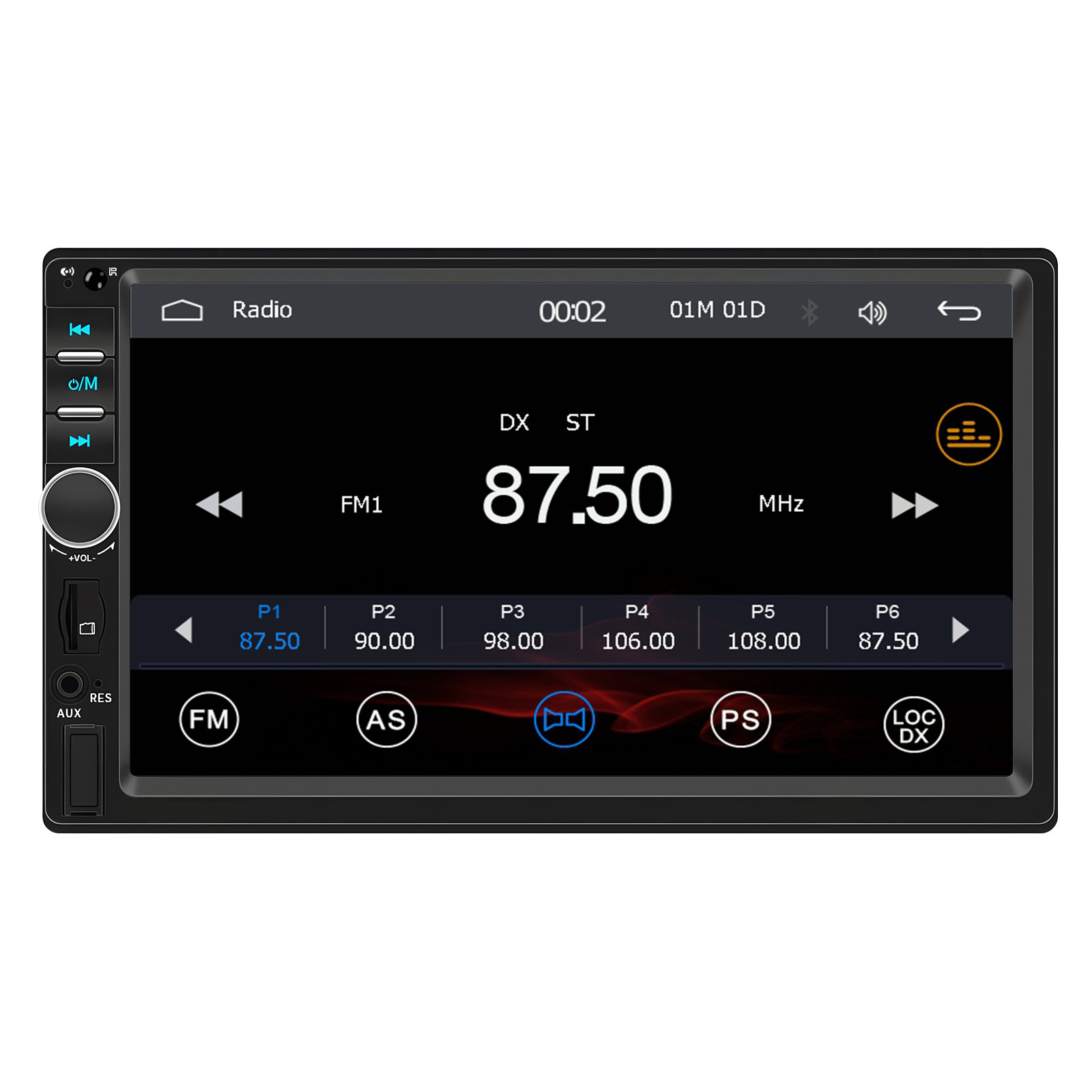 Double Din Apple Carplay Android Auto 7″ Car Stereo Radio Bluetooth Touch Screen