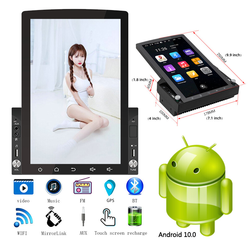 10.1″ 2 Din Android Car Stereo Radio Touch Screen WiFi GPS Bluetooth MP5 Player