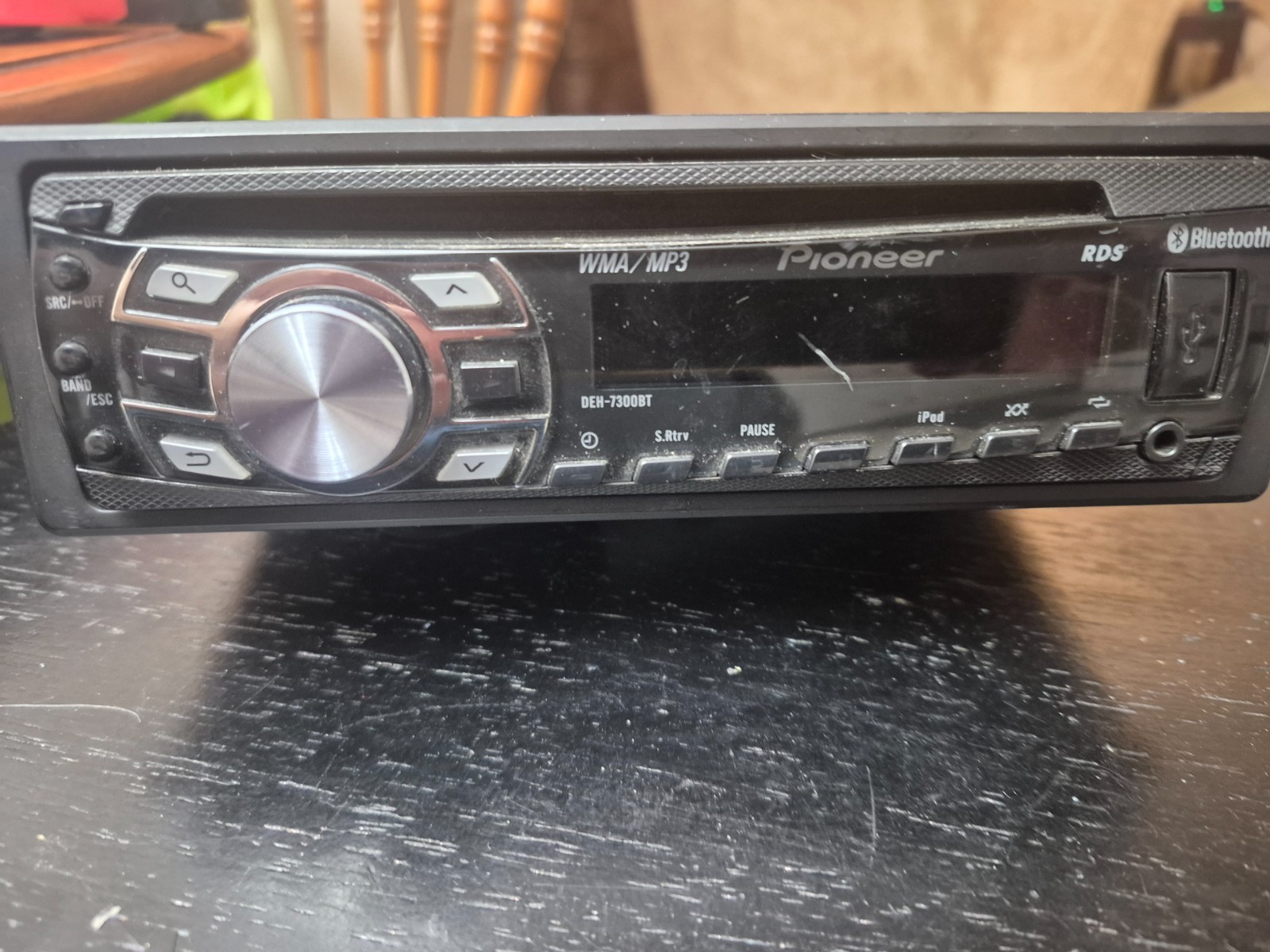 PIONERR DEH-7300BT CD PLAYER IN DASH RECEIVER UNTESTED
