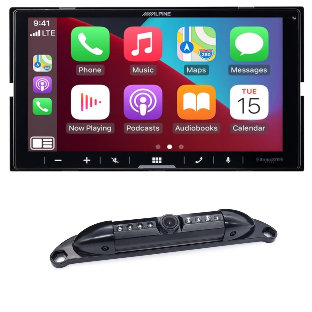 Alpine iLX-W670-M Digital Multimedia Receiver + NVX Backup Camera
