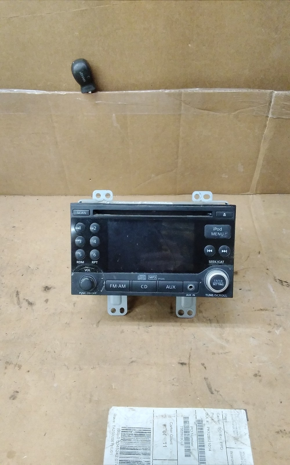 2011 2012 NISSAN ROGUE SV 2.5 BLACK RADIO RECIEVER 4.3 COLOR SCREEN