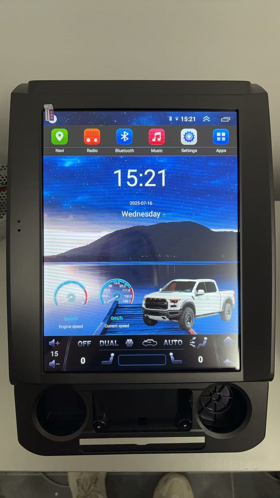 12.1” Tesla Style Car Radio Wireless CarPlay 32GB For 2016-2021 Ford F150