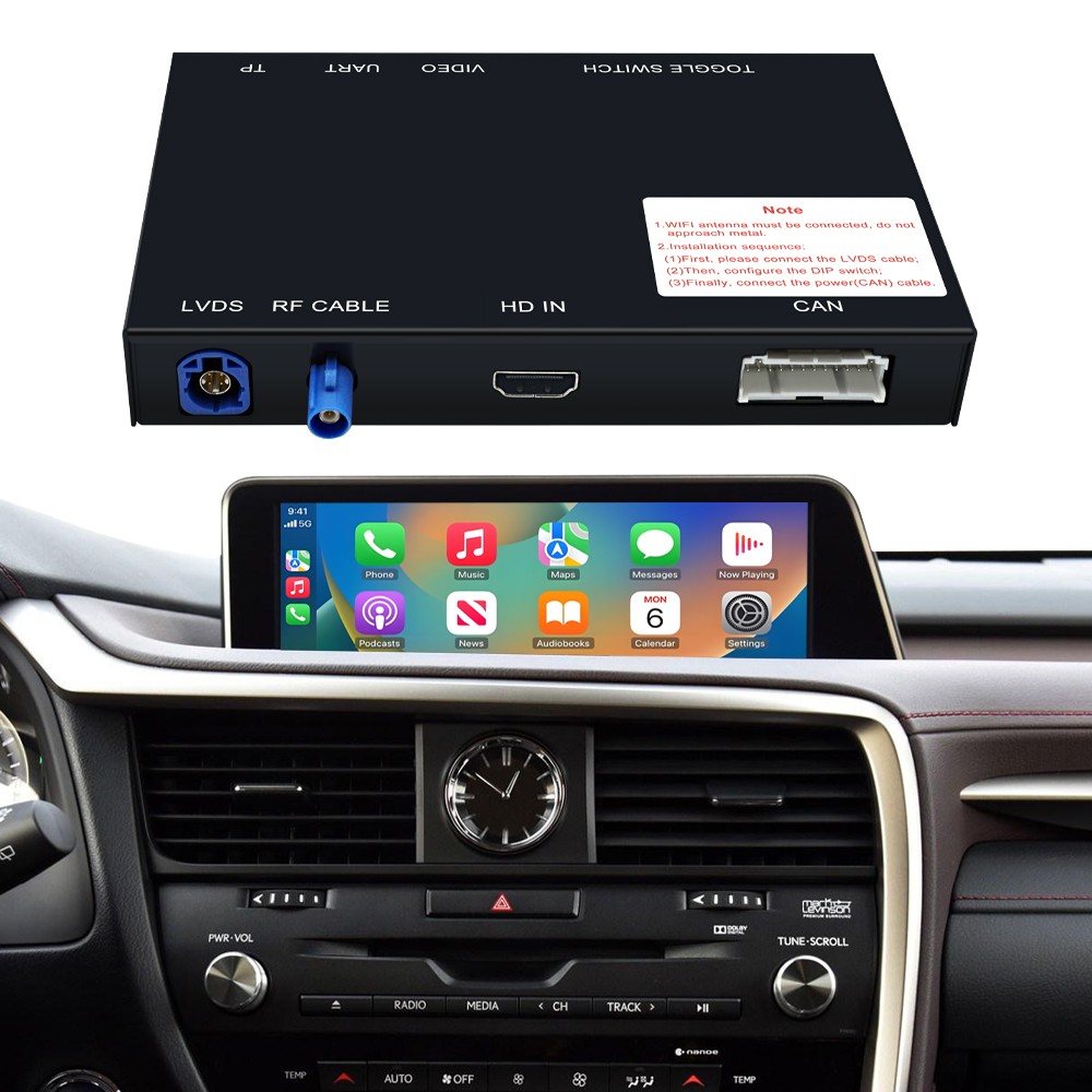 Wireless Carplay Android Auto Module For Lexus RX 2016-2019 Mirror Link AirPlay