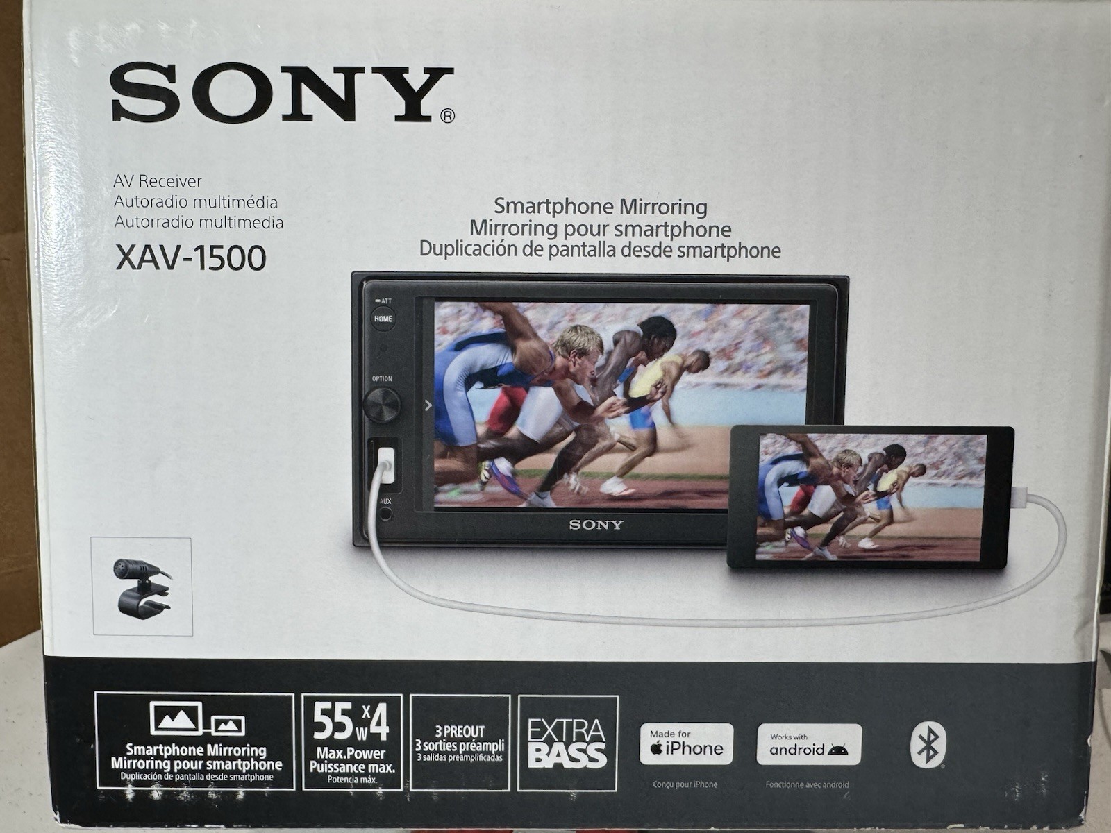 Sony XAV-1500 6.2” 55W Touch Screen Digital Receiver