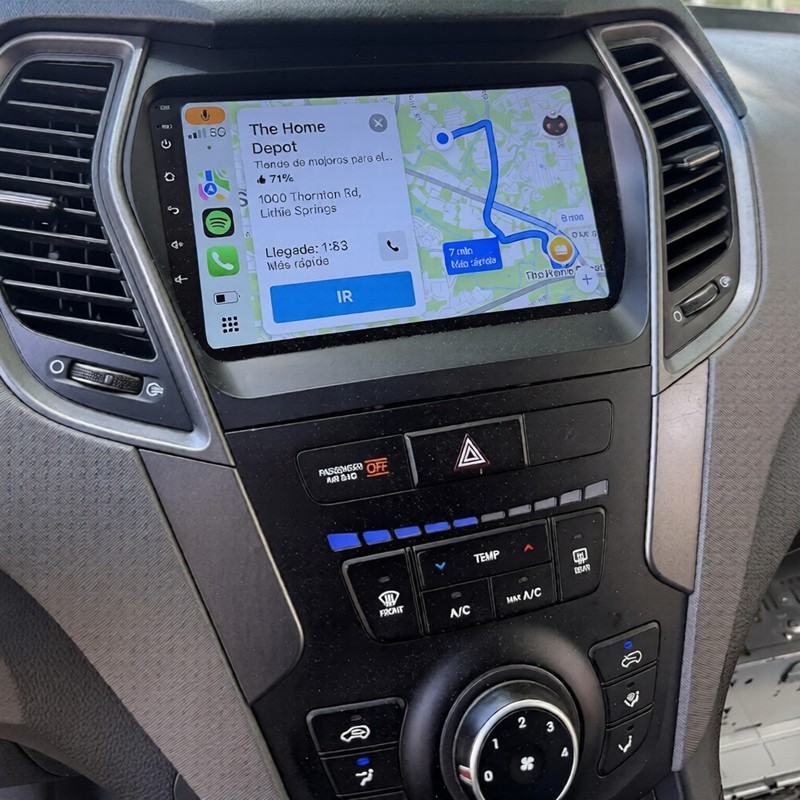 Car Stereo Radio For Hyundai IX45 Santa Fe 2013 – 2018 Android 15 Carlpay Navi