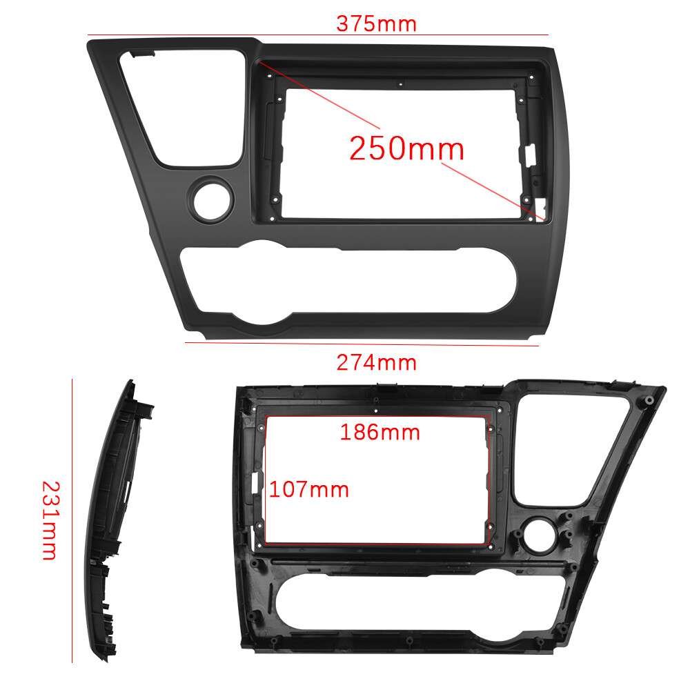 Apple Carplay For Honda Civic 2013-2015 Car Radio Head Unit WIFI Back Up Camera