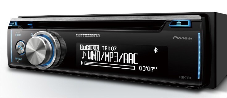 Pioneer Carrozzeria DEH-7100 Car Stereo CD Audio Receiver 1DIN USB Bluetooth AUX