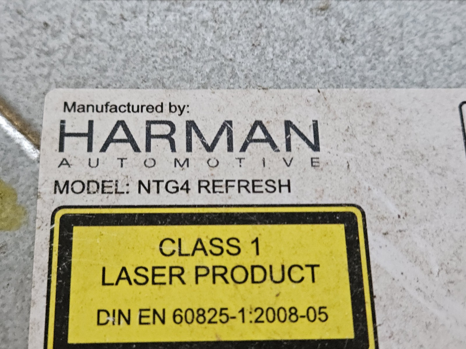 Chrysler Dodge Harman NTG4 REFRESH Sirius Stereo Deck – Not Tested